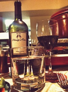 A little wine with the Raclette!