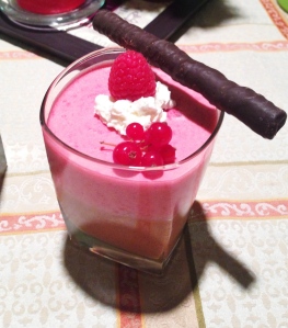 Raspberry-Chocolate Mousse